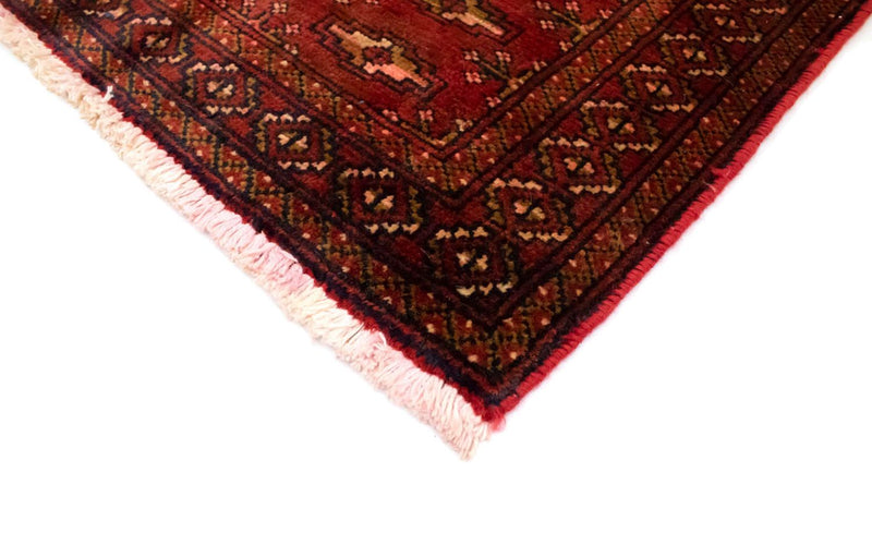 Alfombra Turkaman - 130 x 60 cm - rojo