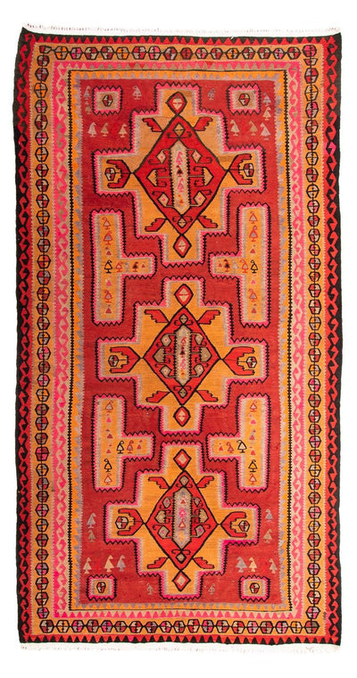 Kilim antiguo Alfombra 190x350cm