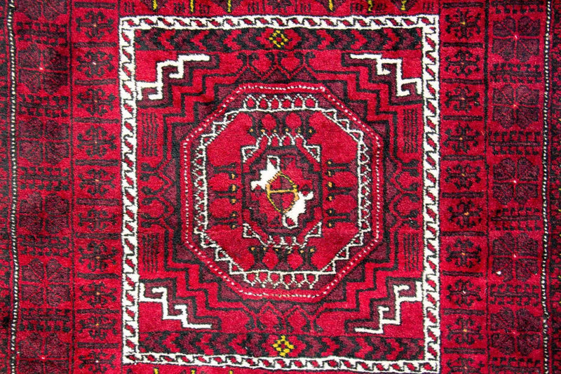 Alfombra Belutsch - 270 x 130 cm - rojo