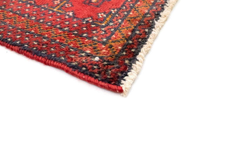 Alfombra Turkaman - 130 x 60 cm - rojo