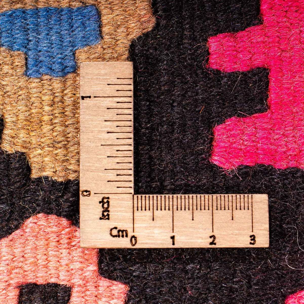 Alfombra de pasillo Alfombra Kelim - Antigua - 330 x 145 cm - multicolor