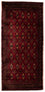 Alfombra Turkaman - 130 x 60 cm - rojo