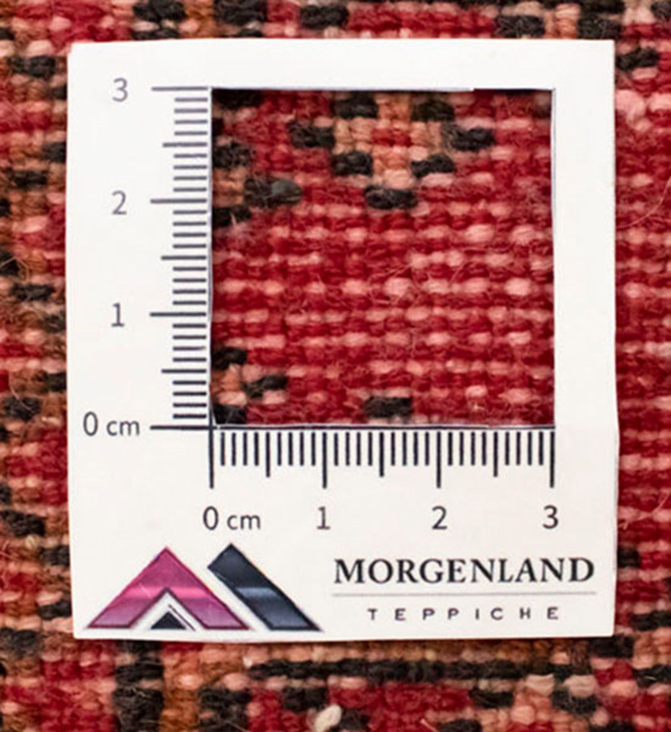 Alfombra Turkaman - 130 x 60 cm - rojo