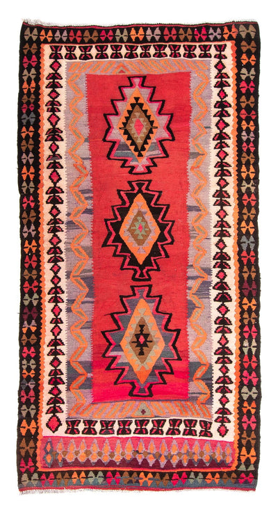Kilim antiguo Alfombra 142x280cm