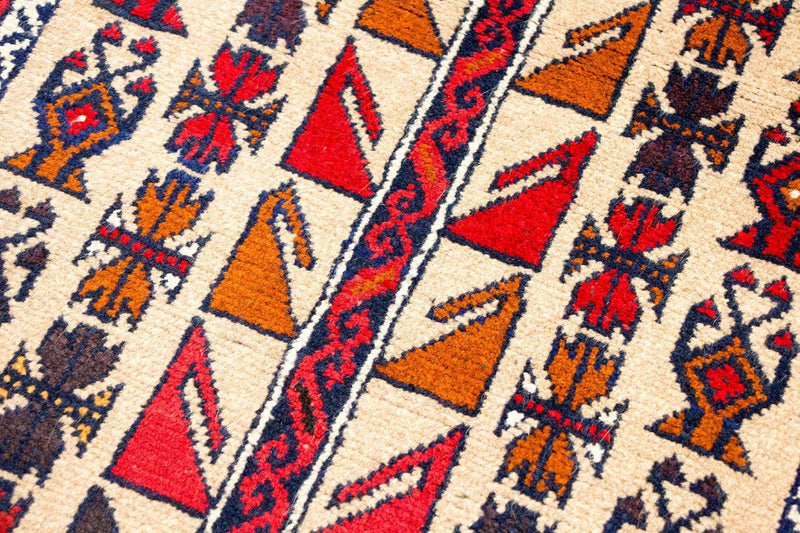 Alfombra Belutsch - 126 x 79 cm - rojo