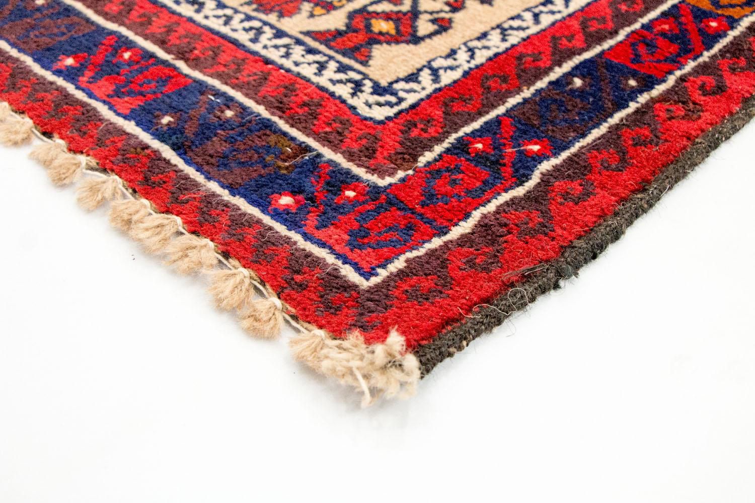 Alfombra Belutsch - 126 x 79 cm - rojo