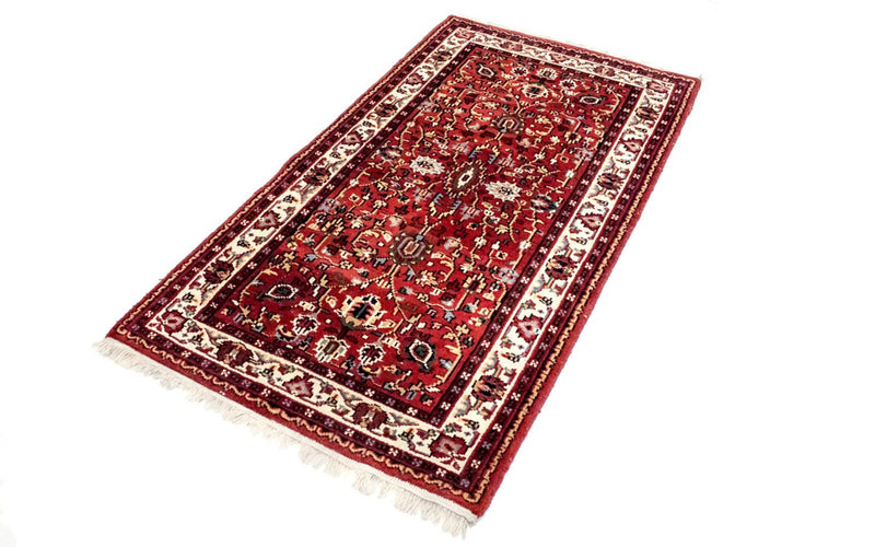 Alfombra oriental - 160 x 90 cm - rojo