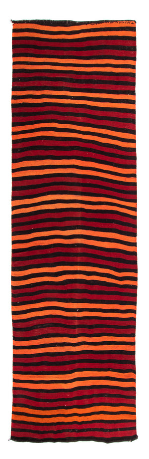 Alfombra de pasillo Alfombra Kelim - Antigua - 300 x 100 cm - multicolor