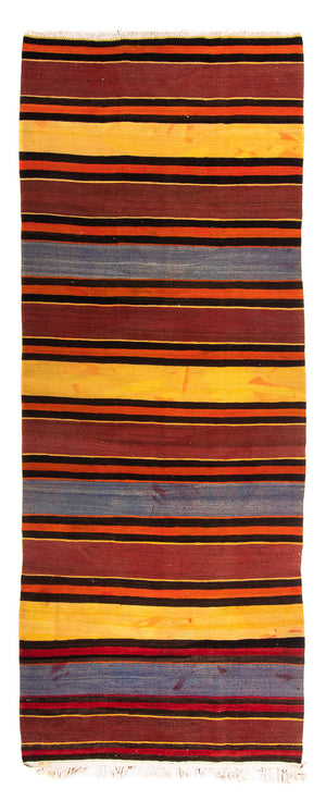 Alfombra de pasillo Alfombra Kelim - Antigua - 290 x 115 cm - multicolor