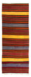 Alfombra de pasillo Alfombra Kelim - Antigua - 290 x 115 cm - multicolor