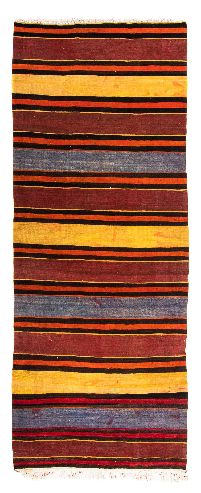 Alfombra de pasillo Alfombra Kelim - Antigua - 290 x 115 cm - multicolor