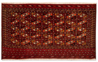 Alfombra Turkaman - 115 x 67 cm - rojo