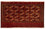Alfombra Turkaman - 115 x 67 cm - rojo