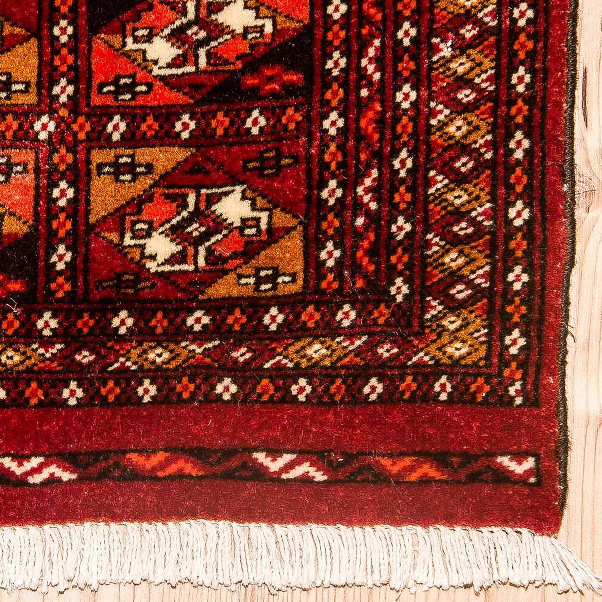 Alfombra Turkaman - 115 x 67 cm - rojo