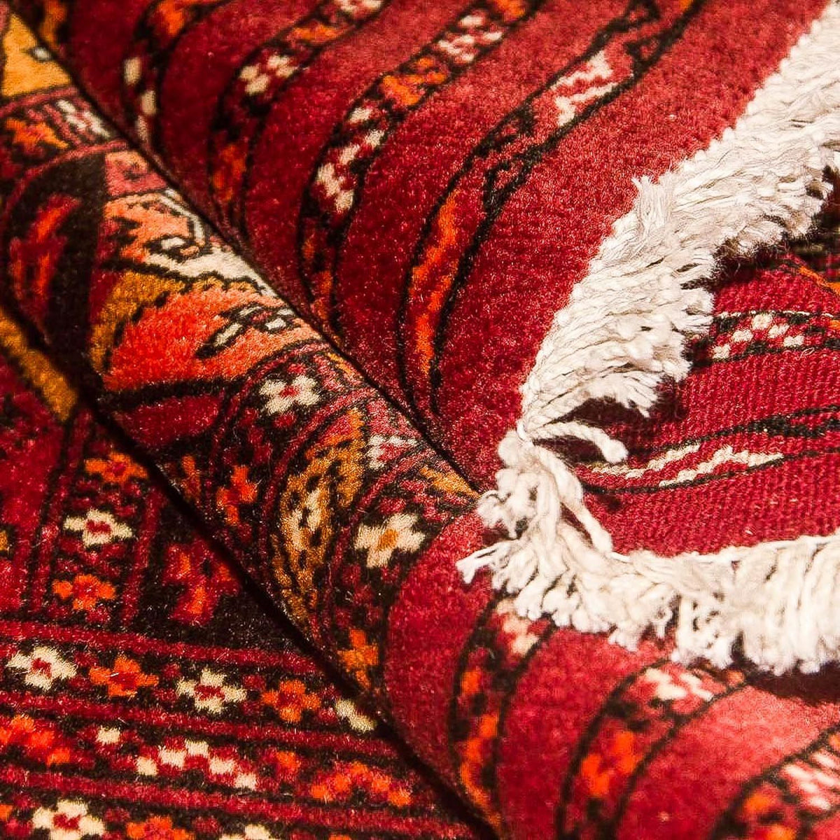 Alfombra Turkaman - 115 x 67 cm - rojo
