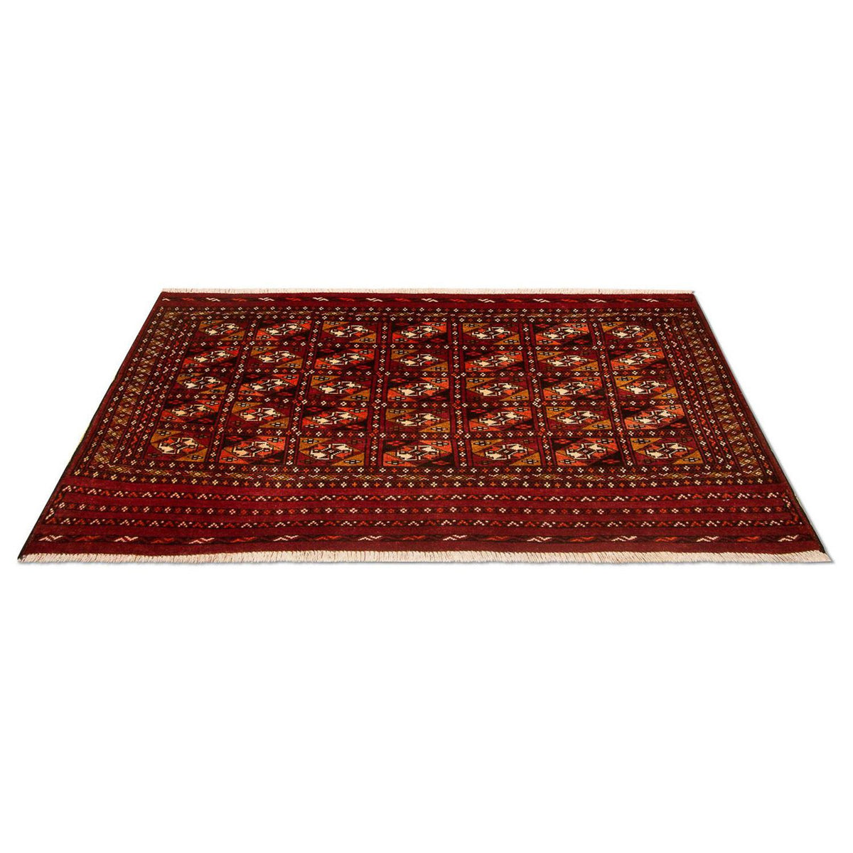Alfombra Turkaman - 115 x 67 cm - rojo