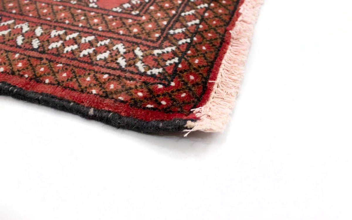 Alfombra Turkaman - 130 x 60 cm - rojo