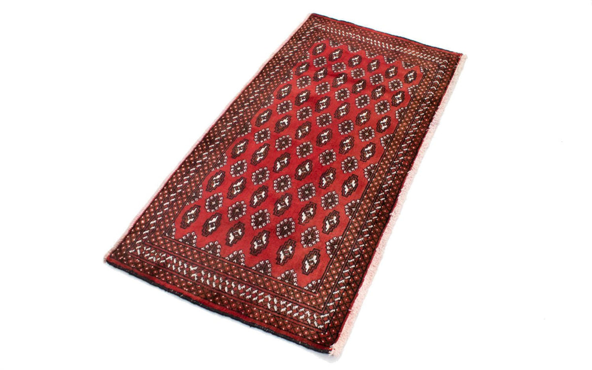 Alfombra Turkaman - 130 x 60 cm - rojo