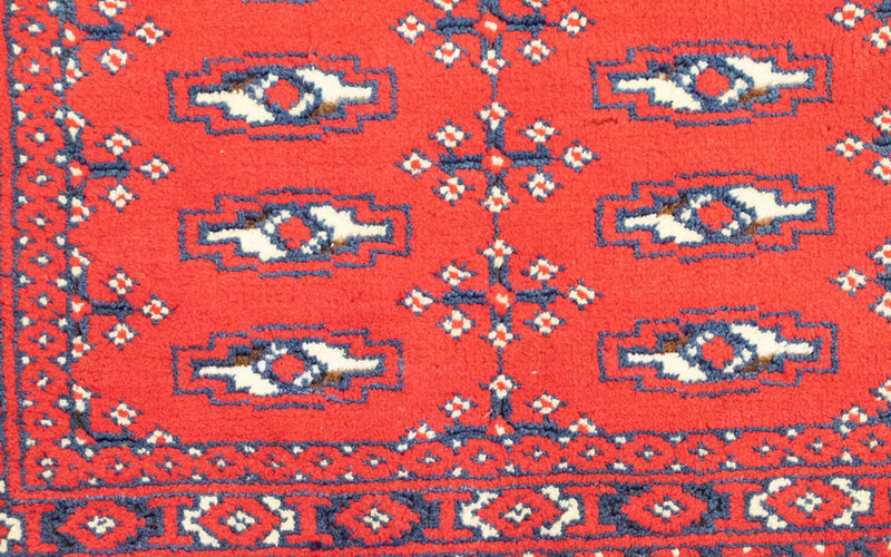 Alfombra Turkaman - 130 x 60 cm - rojo