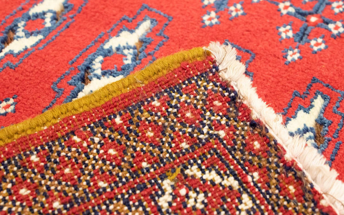 Alfombra Turkaman - 130 x 60 cm - rojo