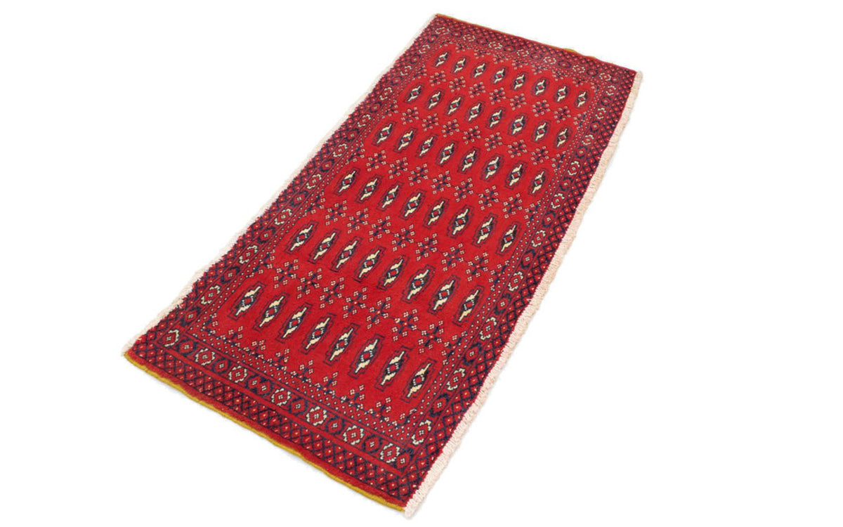 Alfombra Turkaman - 130 x 60 cm - rojo