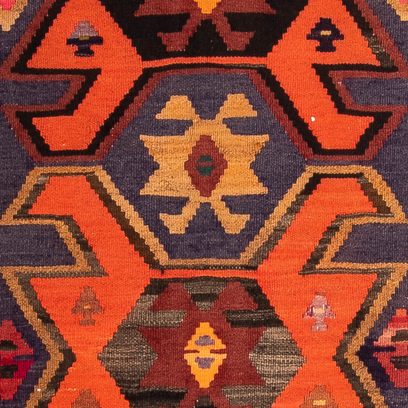 Alfombra de pasillo Alfombra Kelim - Antigua - 220 x 110 cm - multicolor