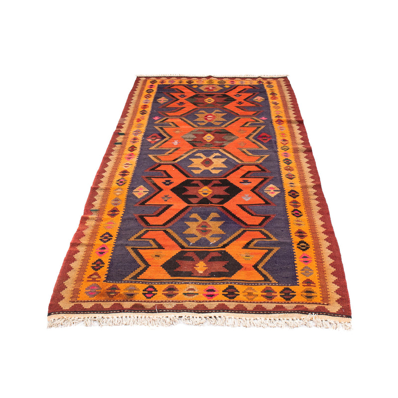 Alfombra de pasillo Alfombra Kelim - Antigua - 220 x 110 cm - multicolor