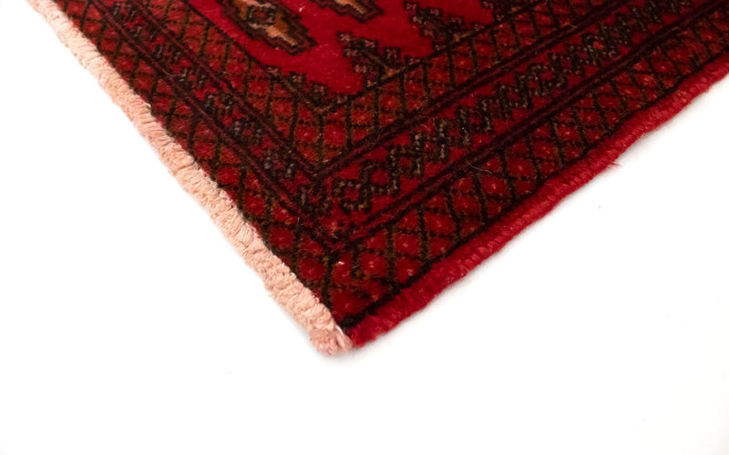 Alfombra Turkaman - 130 x 60 cm - rojo