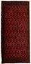 Alfombra Turkaman - 130 x 60 cm - rojo