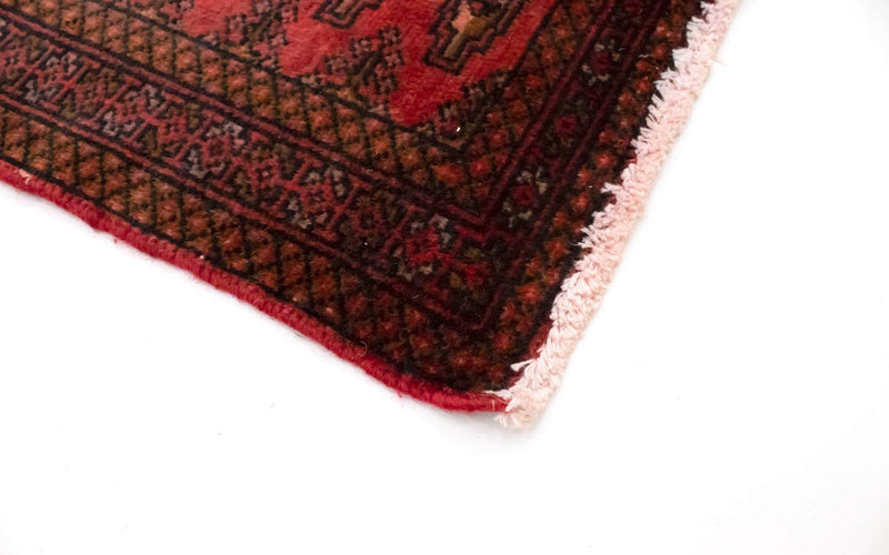 Alfombra Turkaman - 130 x 60 cm - rojo