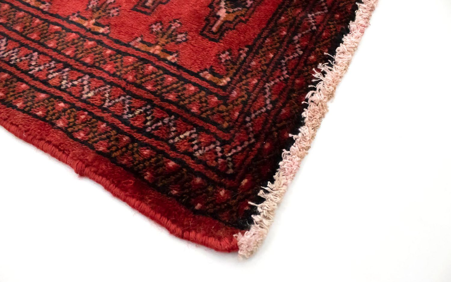 Alfombra Turkaman - 130 x 60 cm - rojo