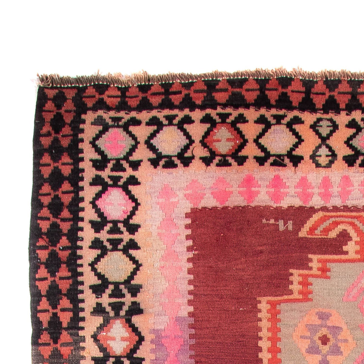 Kilim antiguo Alfombra 180x395cm