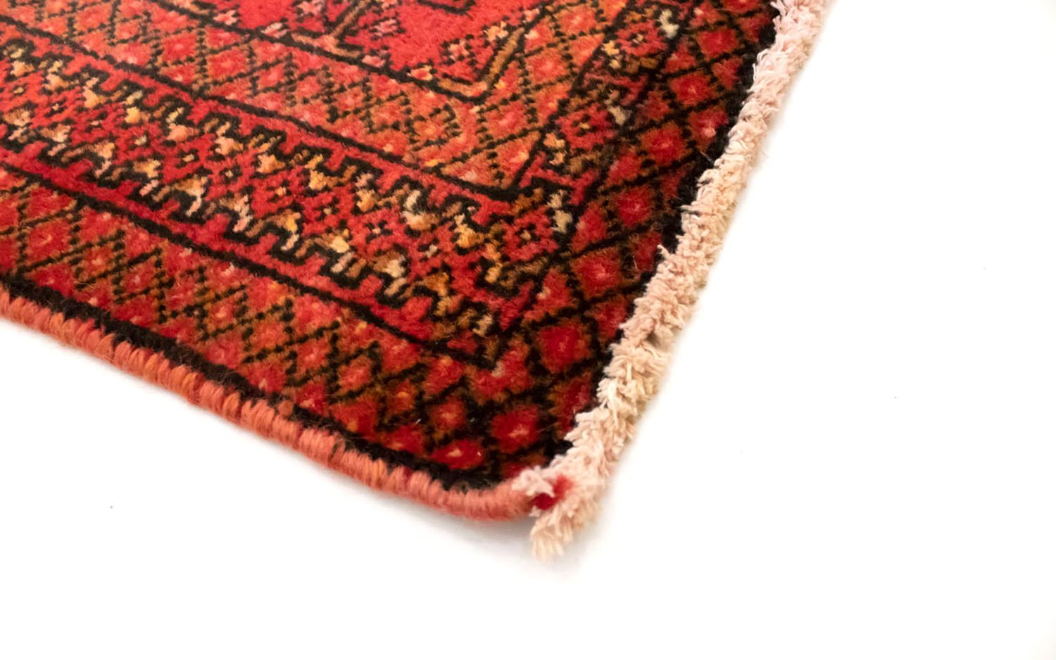 Alfombra Turkaman - 130 x 60 cm - rojo