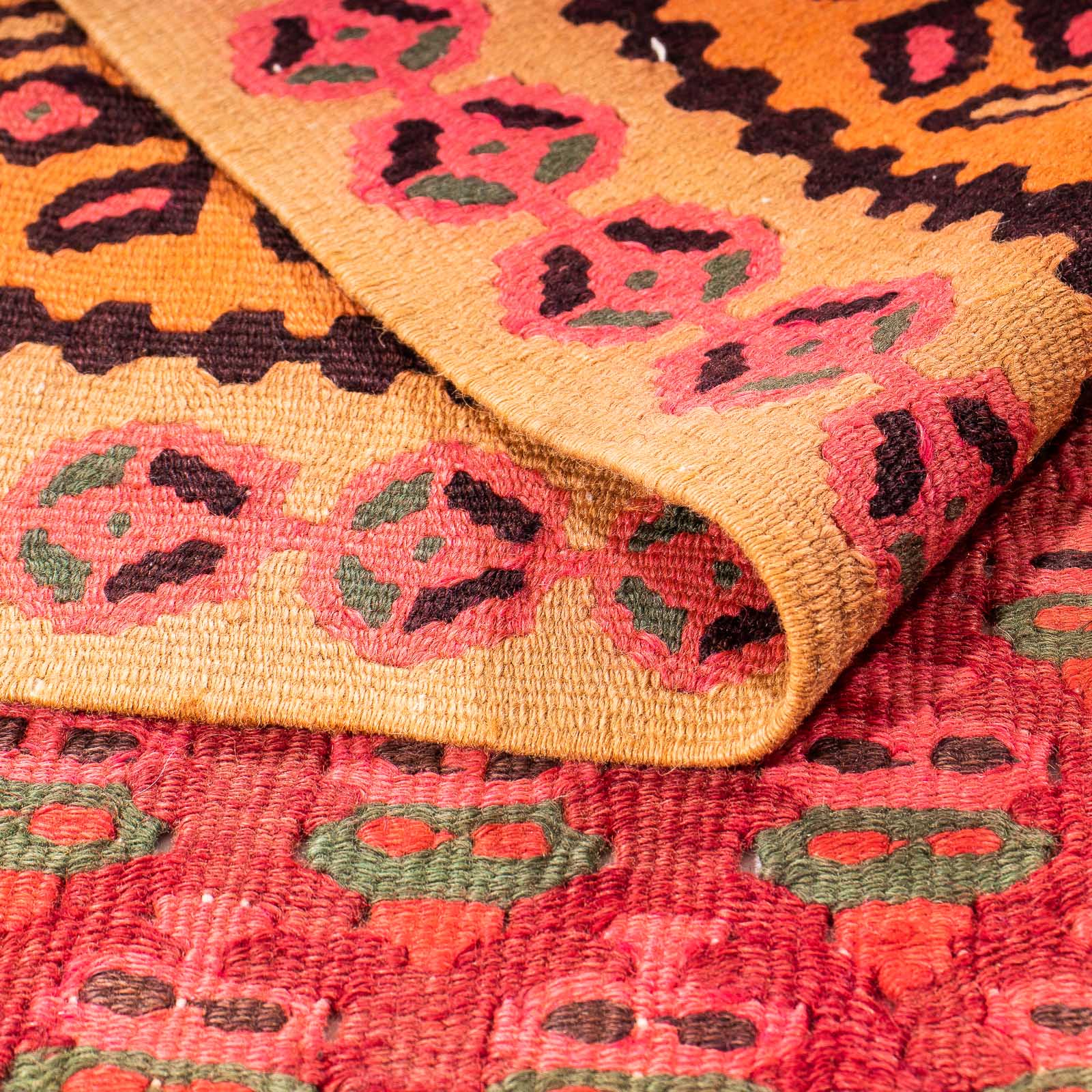 Alfombra Kelim - Antigua - 280 x 145 cm - multicolor