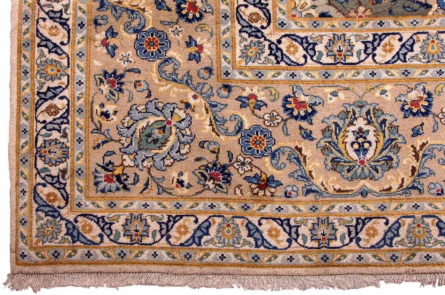 Alfombra persa - Keshan - 415 x 295 cm - beige
