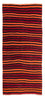 Alfombra de pasillo Alfombra Kelim - Antigua - 225 x 100 cm - multicolor