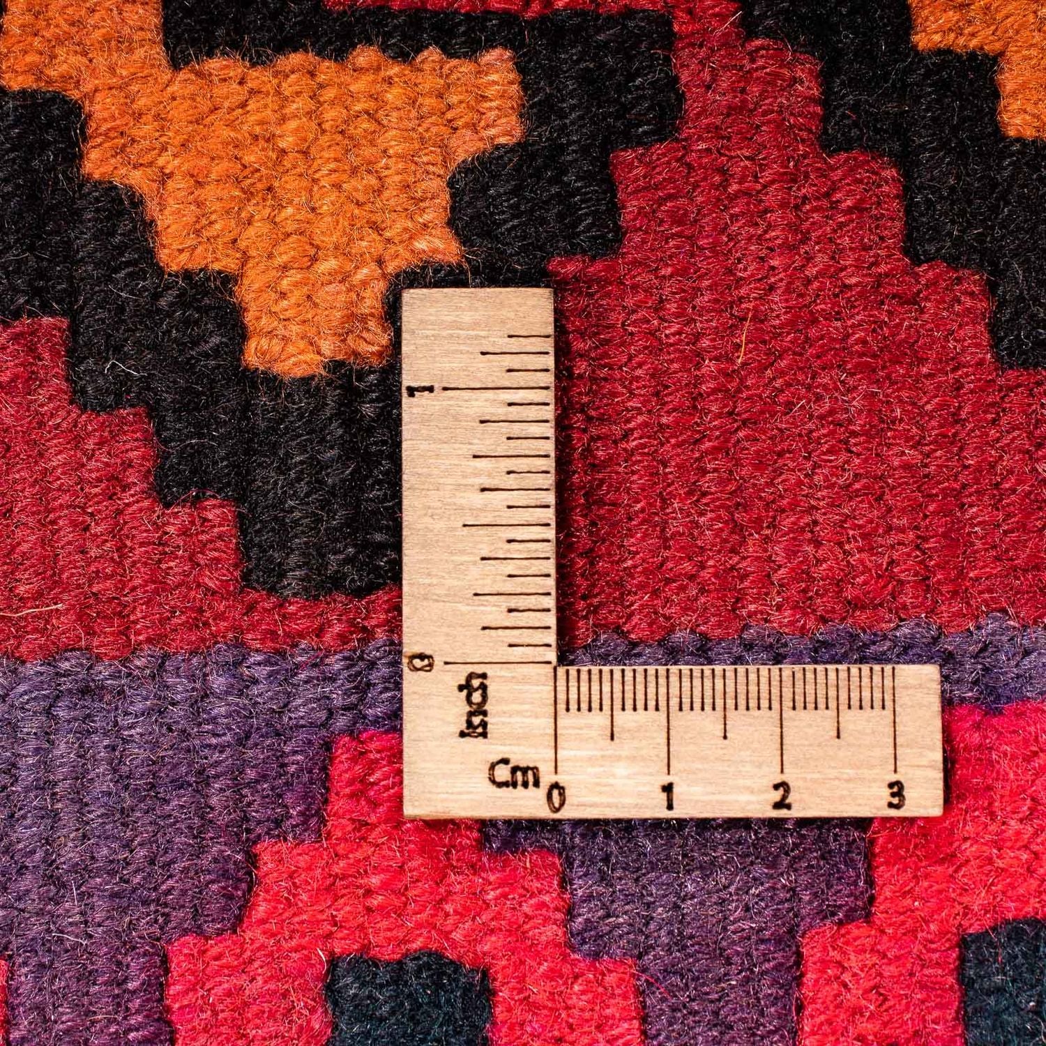 Alfombra de pasillo Alfombra Kelim - Antigua - 345 x 150 cm - multicolor