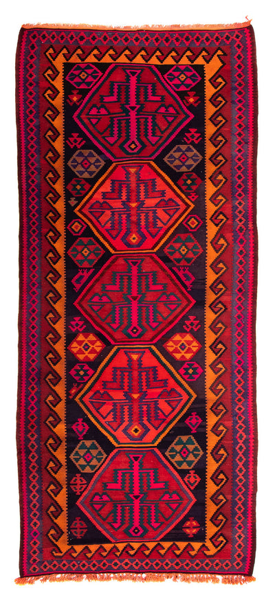 Kilim antiguo Alfombra 150x345cm