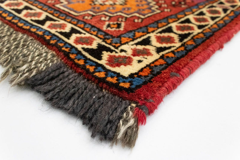 Alfombra persa - Nómada - 144 x 100 cm - rojo