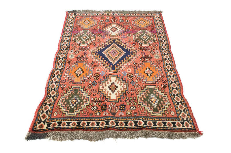 Alfombra persa - Nómada - 144 x 100 cm - rojo