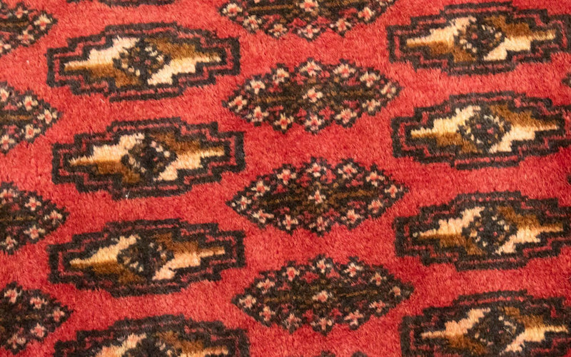 Alfombra de pasillo Alfombra Turkaman - 100 x 50 cm - rojo