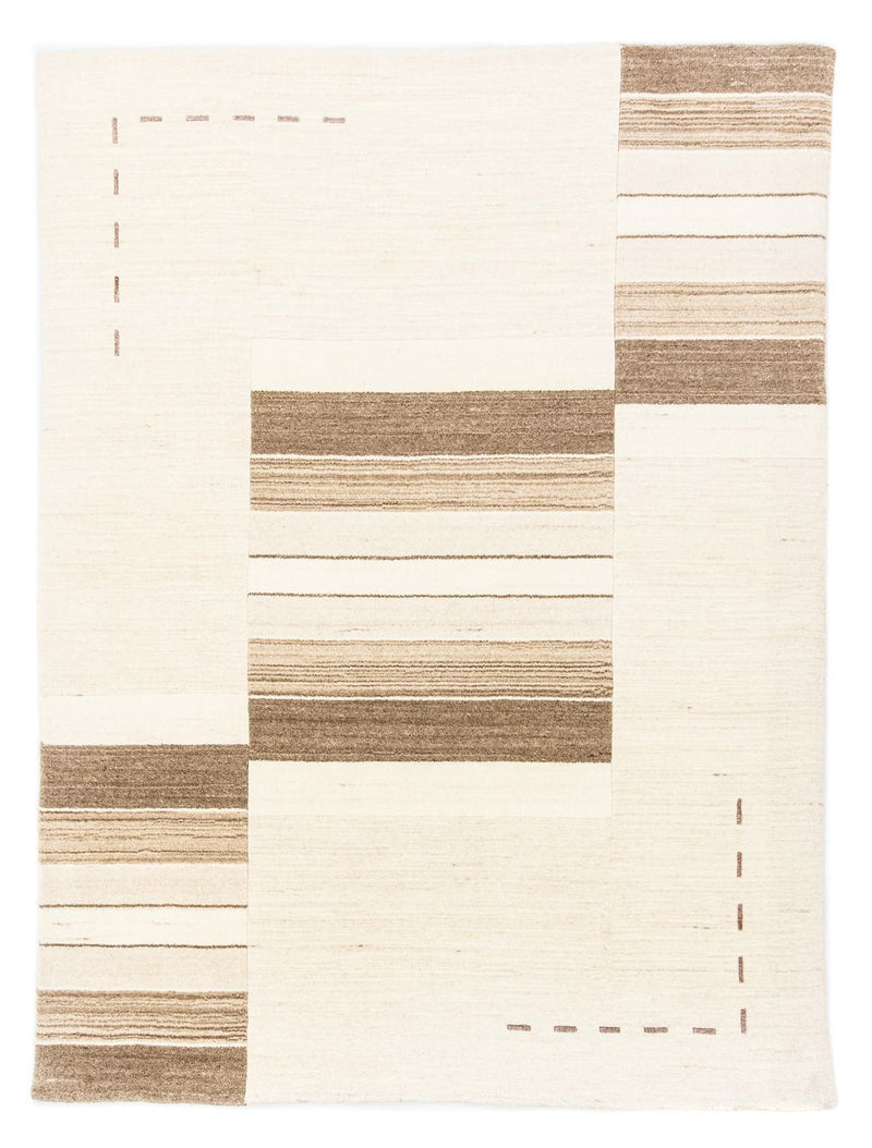 Alfombra de lana - 197 x 144 cm - natural