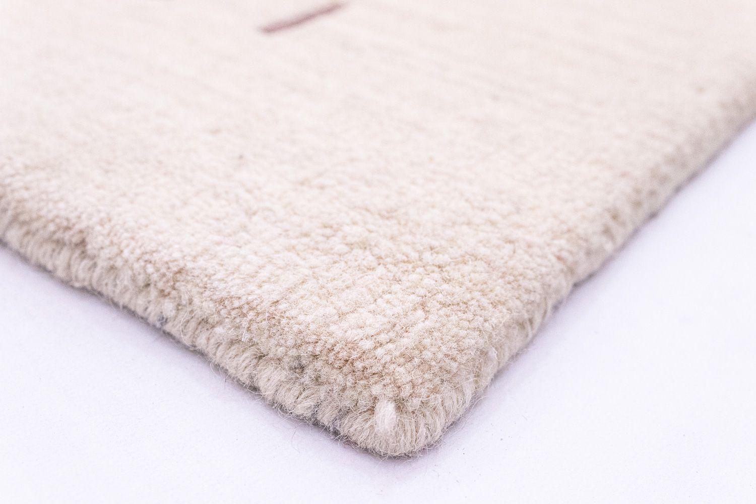 Alfombra de lana - 197 x 144 cm - natural