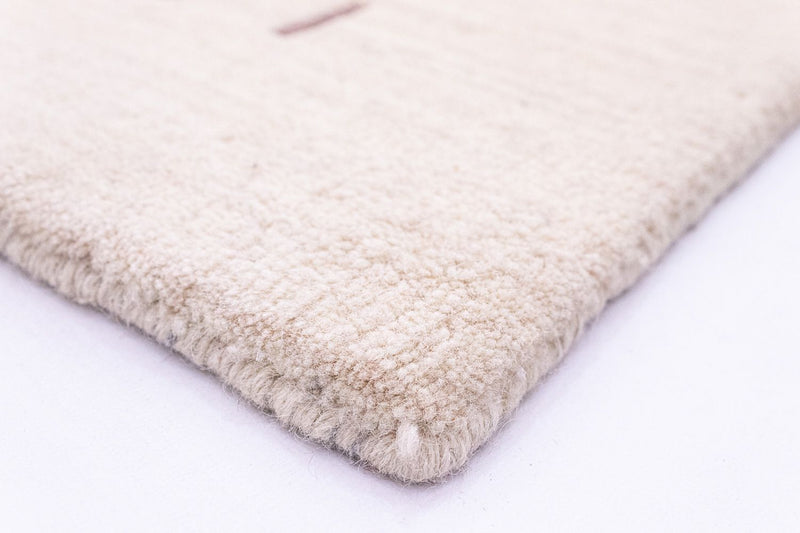 Alfombra de lana - 197 x 144 cm - natural