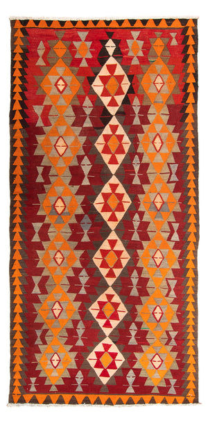 Alfombra Kelim - Antigua - 310 x 165 cm - multicolor