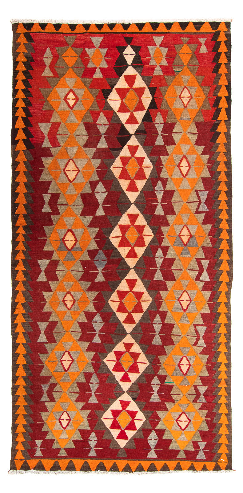 Alfombra Kelim - Antigua - 310 x 165 cm - multicolor