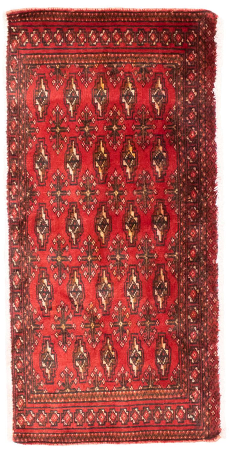 Alfombra de pasillo Alfombra Turkaman - 100 x 50 cm - rojo