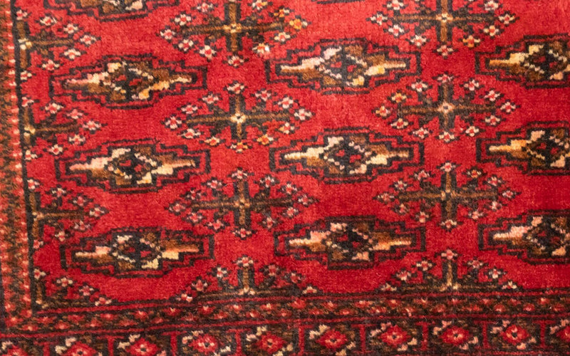 Alfombra de pasillo Alfombra Turkaman - 100 x 50 cm - rojo