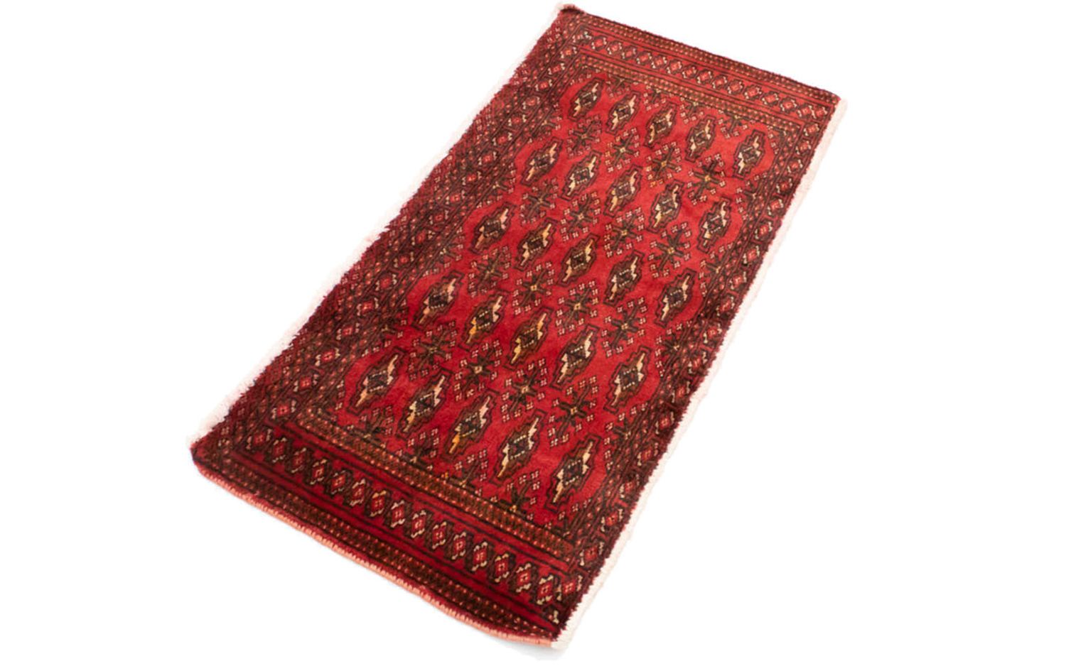 Alfombra de pasillo Alfombra Turkaman - 100 x 50 cm - rojo