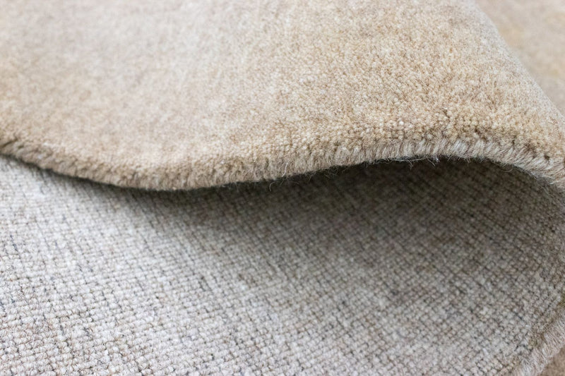 Alfombra de lana - 157 x 90 cm - beige